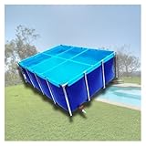 Mobiler Fischteich Outdoor mit Stahlrahmen und Ablassventil für Koi und Hummer Anzucht