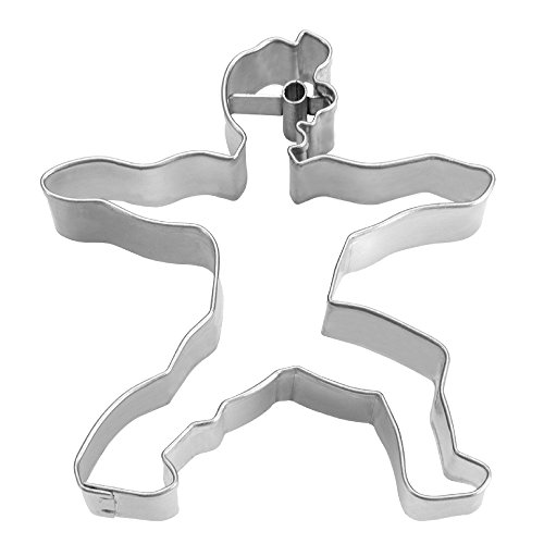 knusper.haus Präge - Ausstecher/Ausstechform Yoga - Krieger 2 (7,5 cm/Edelstahl - Rostfrei) TOP - QUALITÄT Cover