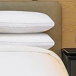 JICUSE Bed Pillows for Sleeping 1 Pack,Standard Size,Luxury Hotel Collection Pillow,Soft Fluffy and Great Support Down Alternative Filling,Gusseted Pillow for Side and Back Sleepers(20x26)