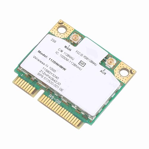 Tarjeta de red Wendry para LINK1000 N1000 112BNHMW, interfaz Mini PCI-E, velocidad de transferencia de 300 Mbps, compatible con laptops y equipos HP miniatura 5