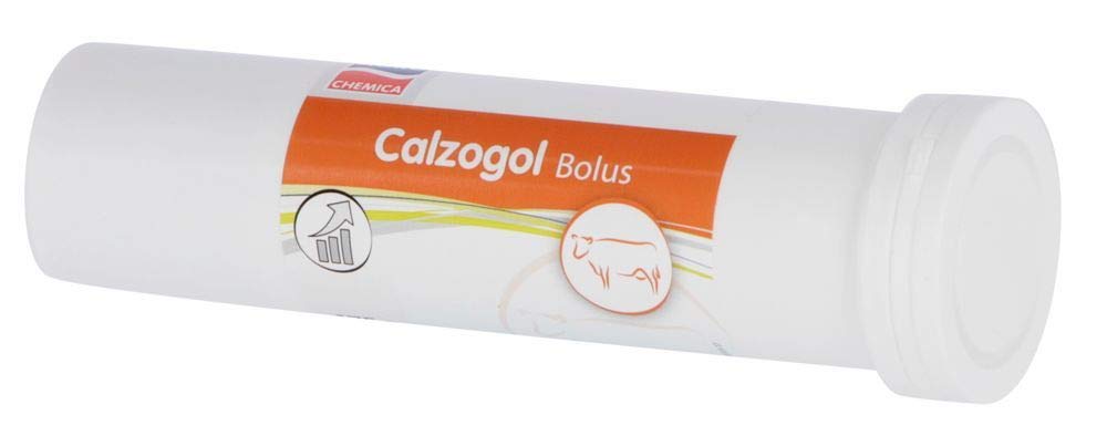 Kerbl Calzogol Bolus | 4 x 175 g | Ergänzungsfuttermittel für Milchkühe | Zum Ausgleich von Calziummangel zur Laktation nach der Kalbung | Hoher Gehalt an Calzium