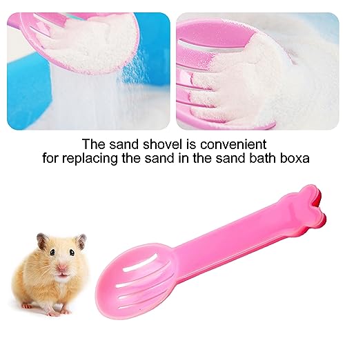Nizirioo Transparentes Acryl-Sand-Badezimmer für Hamster Hamster Sandbadbox mit Leiter und Naturholzabdeckung und Schaufel, Haustier Hamster Badezimmer, für Hamster, Rennmäuse (Dreieck)