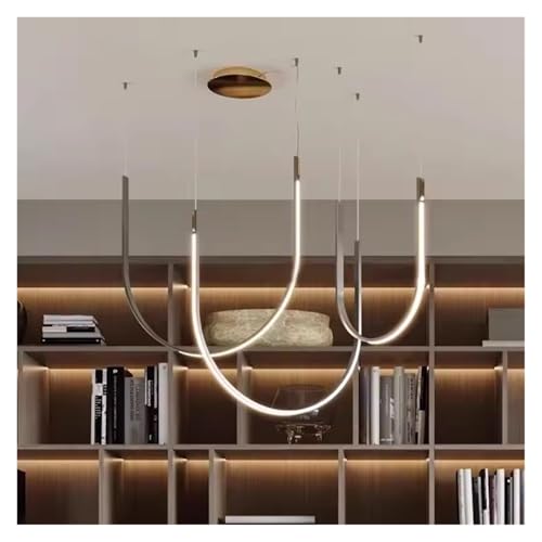 Suspension LED en U MOCHAMIK luminaire industriel pour salon