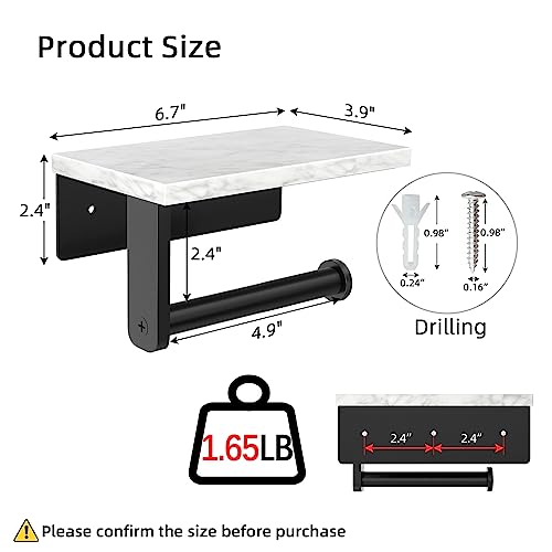 Gypie 105042011 Marble Toilet Paper Holder thumb #2