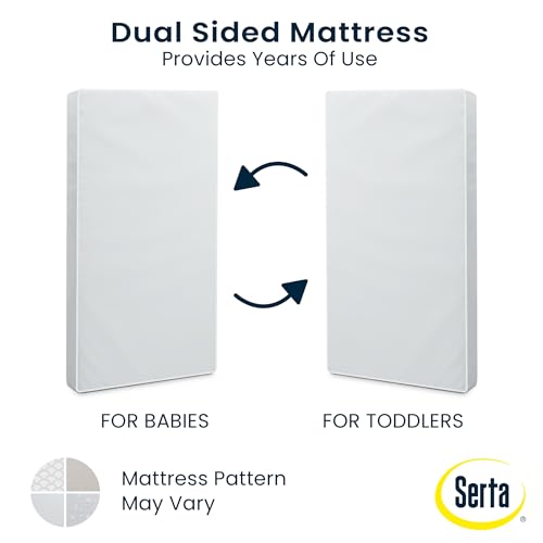 Delta Children A41136-1025-NO Serta Perfect Start Limited Dual Sided Baby Crib Mattress And Toddler Mattress thumb #8