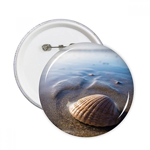 Badge photo mer cadeau original nature science : lot 5 broches rondes pour décoration veste