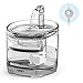 NPET Fontaine à Eau pour Chien Chat avec Capteur, Robinet Fontaine d'eau Potable Transparente avec Pompe Super Silencieuse, Distributeur d'eau avec Filtre, Filtre Remplacement, Capacité de 1,5 L…