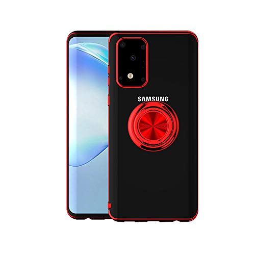 KOKULI Samsung Galaxy S20+ 5G ケース Samsung Galaxy S20+ 5G専用 落下防止 薄い スタイリッシュな Samsung Galaxy S20+ 5G スマートフォンカバー (Samsung Galaxy S20+ 5G 6.7'', 赤)