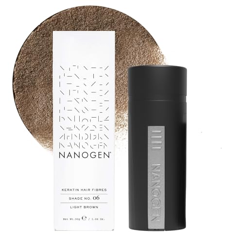Image of Nanogen Keratin Thickening Hair Fibres Hair Touch Up, 30g - Light Brown