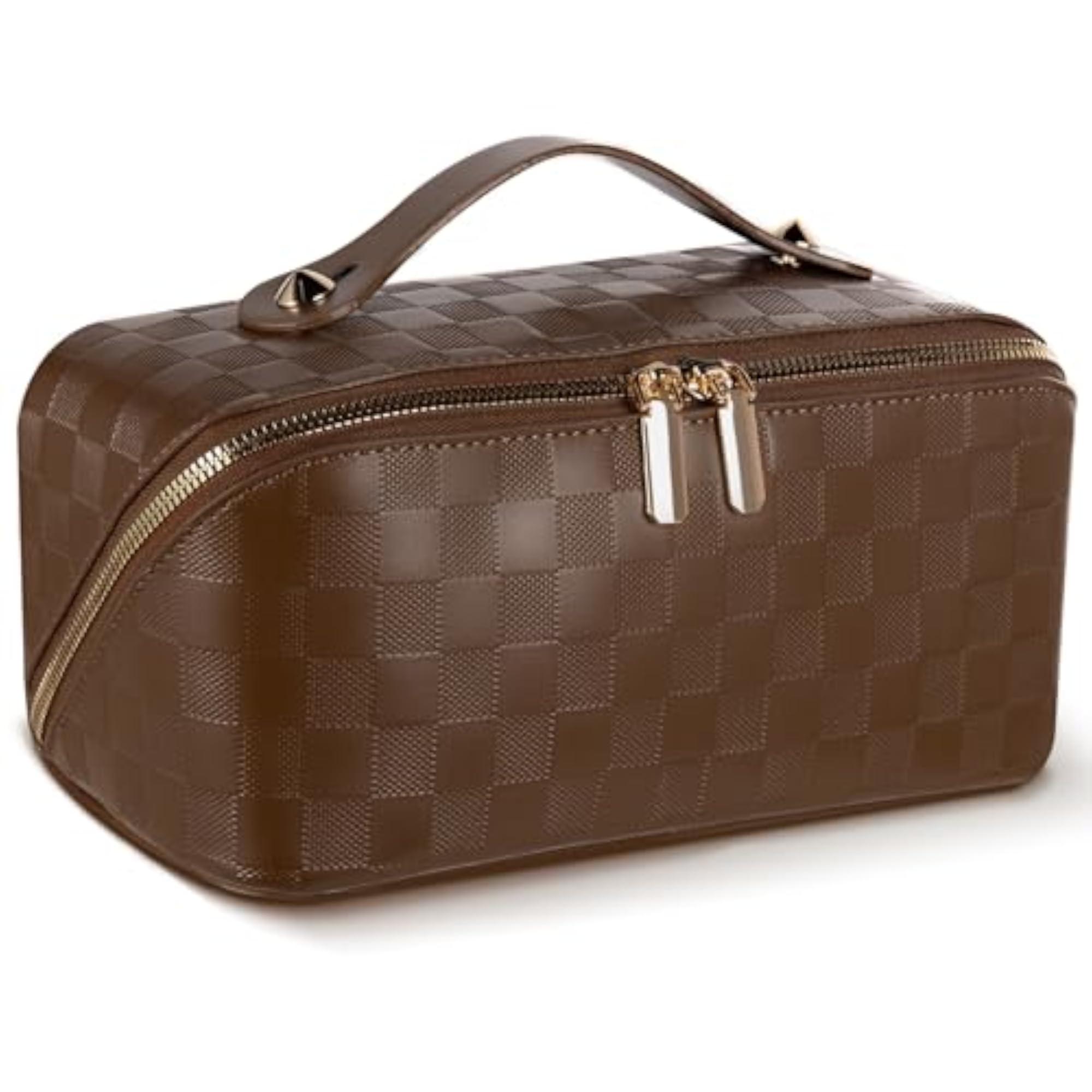 2 Piece Travel Makeup Bag, Large Capacity Organizer