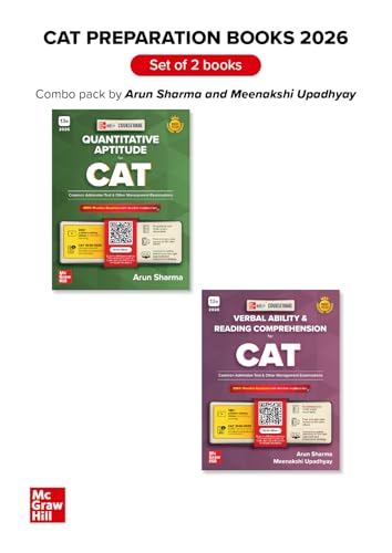 Image of Arun Sharma CAT Bundle /Set of 2 books - Quantitative Aptitude(Quant) + Verbal Ability and Reading Comprehension(VARC) for CAT 2026-27 Exam | Edition Combo for Preparation 2026-27