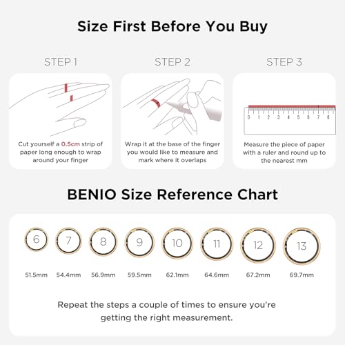 Image of BENIO Smart Ring Health & Fitness Tracker Rose Gold 7