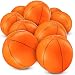 Bedwina Inflatable Basketballs (Pack of 12) 16 inch, Beach Balls for Sports Themed Birthday Parties, Beach Pool Party, Games, Favors