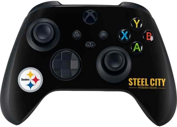 Skinit Decal Gaming Skin Compatible with Xbox Series X Controller - Officially Licensed NFL Pittsburgh Steelers Design