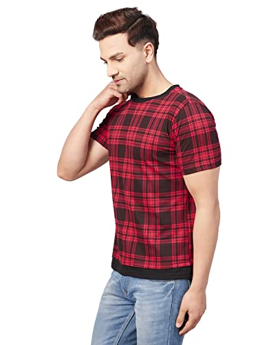 Image of GRITSTONES Men Half Sleev Cotton Blend Summer T-Shirts