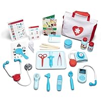 Melissa & Doug Get Well Doctor Kit, 25-Piece Toddler Doctor Play Set, Realistic Pretend Play Toys & Accessories, Preschool Toys for Girls & Boys Ages 3+