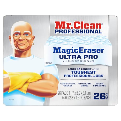 pampg professional mr clean magic eraser multi-purpose cleaner 26 count cleaning sponge commercial cleaning supply commercial grease cleaner