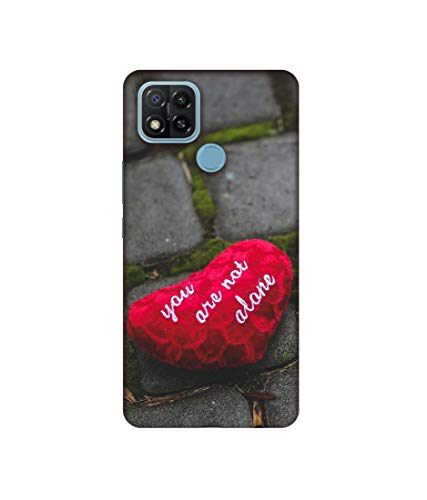 Image of Solimo Plastic Designer You are Not Alone 3D Printed Hard Back Case Backcase for Mobile Cover for Oppo A15, Multicolour
