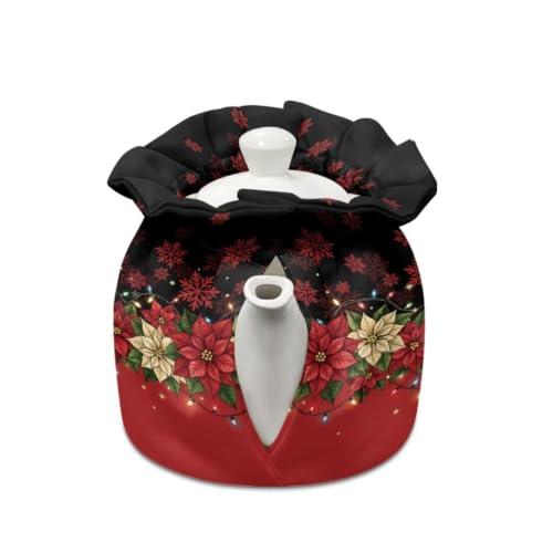 Image of Insulated Kettle Cover for Kitchen Tea Cozies to Keep Tea Warm | Functional Insulated Kettle Cover Serves as Tea Cozy Great Thermal Retention to Maintain Tea Temperature in the Kitchen