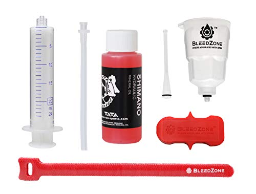 RSN Sports Bleed Kit for Shimano Hydraulic Mountain Bike Brakes with 60ml Mineral Oil