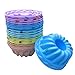 Estuches de silicona para muffins de donas, paquete de 20 estuches antiadherentes reutilizables para hornear Moldes para cupcakes para pasteles Helado Pudines Jelly Rainbow Cups
