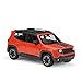 Modèle De Voiture De Sport en Alliage Moulé sous Pression À L'échelle 1:24 pour Véhicule De Jouets Jeep Renegade Trailhawk (Couleur : Rouge)