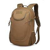 Mardingtop 25/35L Mochila Militar, Mochilas Hombre Deportivas Mochila Tactica Senderismo Moto Deporte Viaje Playa Montaña Negra for Unisex