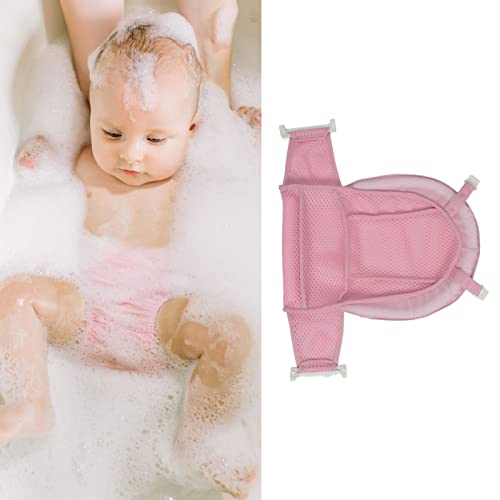 Tapete para Banheira Infantil, Rede de Banho para bebê Com Design Seguro para Chuveiro (Rosa)