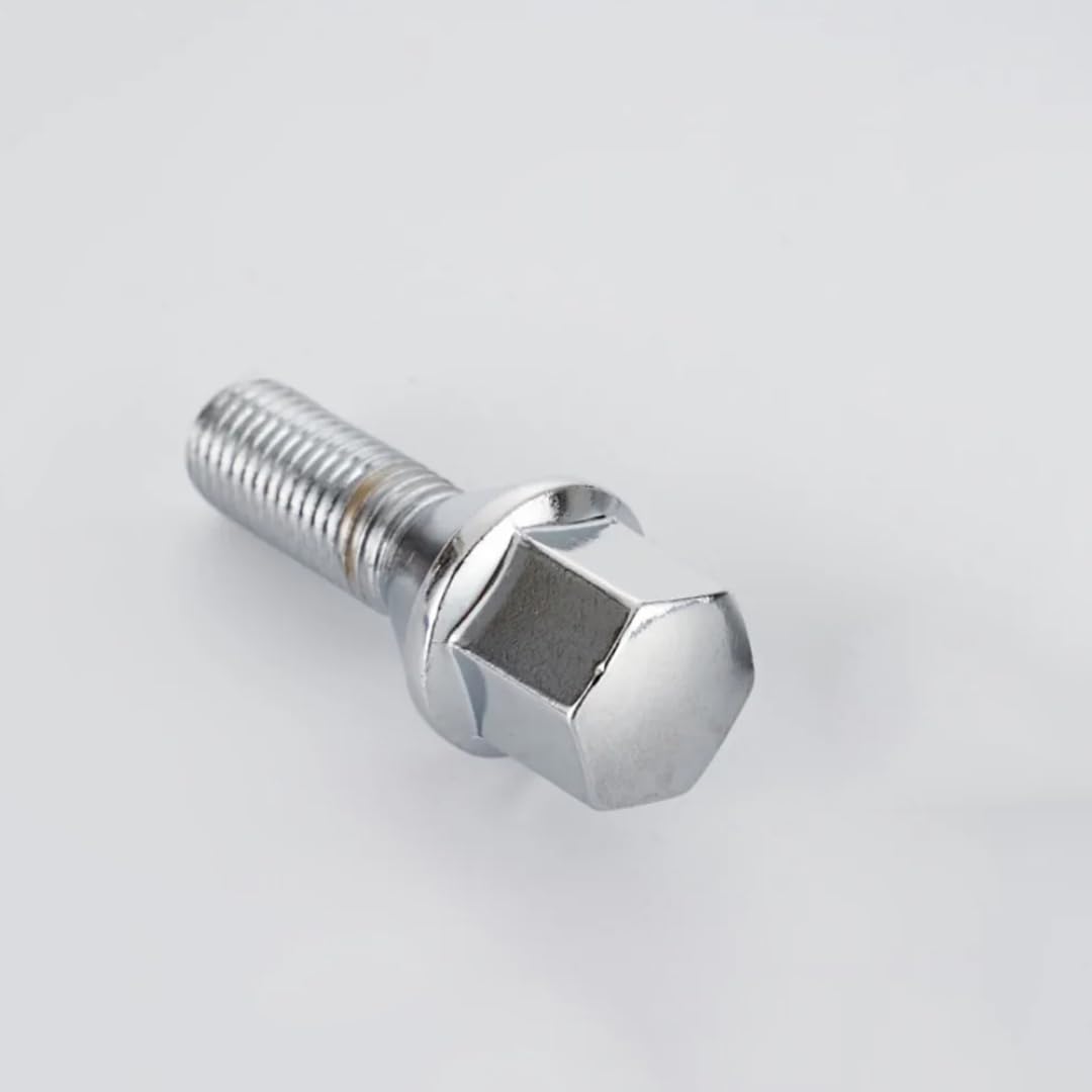 Śruby do Kół dla VW, dla Mercedesa Benz, 20 szt. śrub M14x1,5 z przedłużoną piastą koła, 17mm, sześciokąt, 28mm / 35mm / 40mm / 45mm, gwint