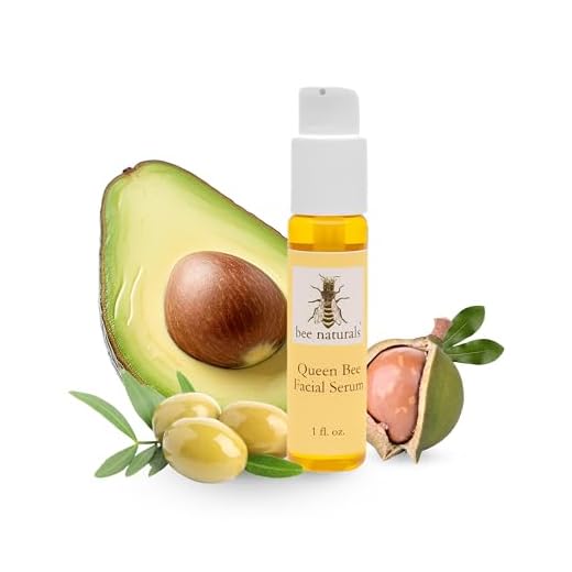 Rare Essential Oils Queen Bee Facial Serum By Bee Naturals - THE BEST At Reducing Wrinkles and Fine Lines - Contains Luxurious Essential Oils Like Tamanu and Heliocarrot- Anti-Aging Formula Hydrates and Plumps Skin on the Face and Neck + Helps Minimize Formation Of New Wrinkles