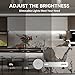 GUOTONG 50ft Waterproof LED Strip Lights, 6000K Daylight White IP44 Tape Light, 15M 12V Rope Light Strong 3M Adhesive, for Home,Kitchen, Patio, Balcony, Party, Wedding, Indoor and Outdoor Decor