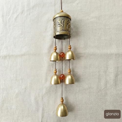Image of Window Hanging Blessing Bell for Home | Spiritual Decorative Bell for Positive Energy, Healing Vibes & Protection | Metal Wind Chime for Good Luck & Peaceful Ambience