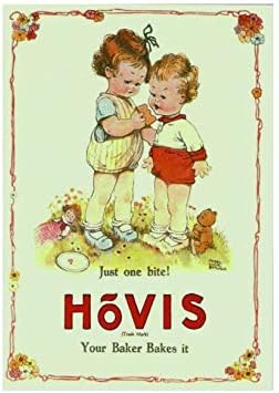 ecool Coole branded Just one bite hovis your baker bakes it retro shabby chic vintage style picture metal wall plaque sign