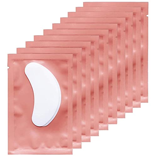 50 Pairs Under Eye Gel Patches, Lint Free Under Eye Pads Hydrogel & Collagen Eye Moisture Mask for Eyelash Tinting & Lash Extension Makeup Beauty Tool for Pro Salon and Individual Use