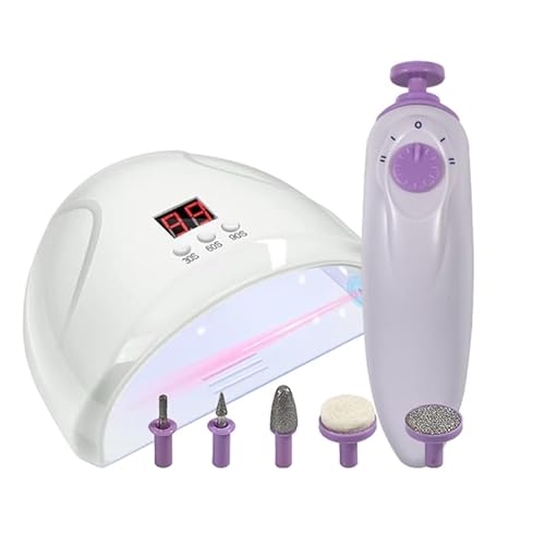 CATERPLAN® Cabine Secadora De Unha Led UV + Lixadeira Elétrica Nail