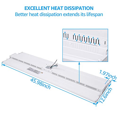 Leonlite Led Linear High Bay Light, 4Ft 225W, 1500W Eqv. 130Lm/W, 120-277V, High Bay Led Shop Lights, 1-10V Dimmable 5000K Daylight, Commercial Led Hanging Shop Lights For Warehouse, Garage, Ul Listed #TOP3