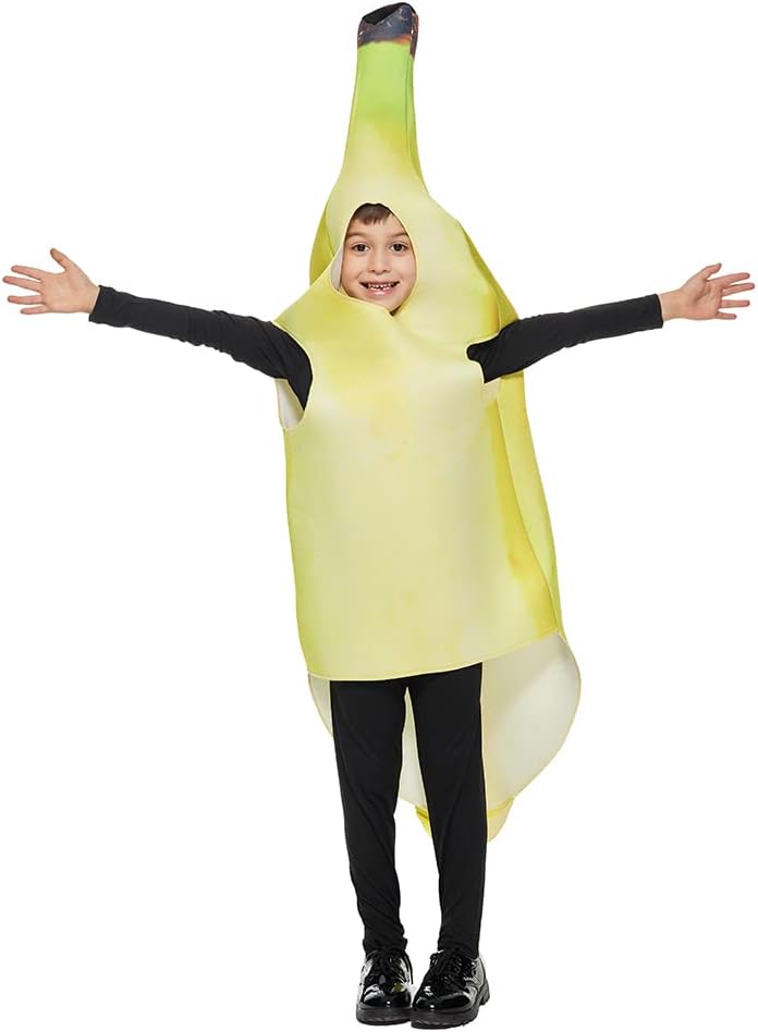 Kid's Sponge Banana Costume Halloween Food Fruit Fun Cosplay Costume - Image 4