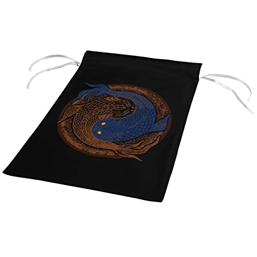 Yin Yang Fish, Shuiwudao Mandalagarden Flag Double Sided Printed Indoor Outdoor Banner Yard Decoration 12X18 Inch #TOP2