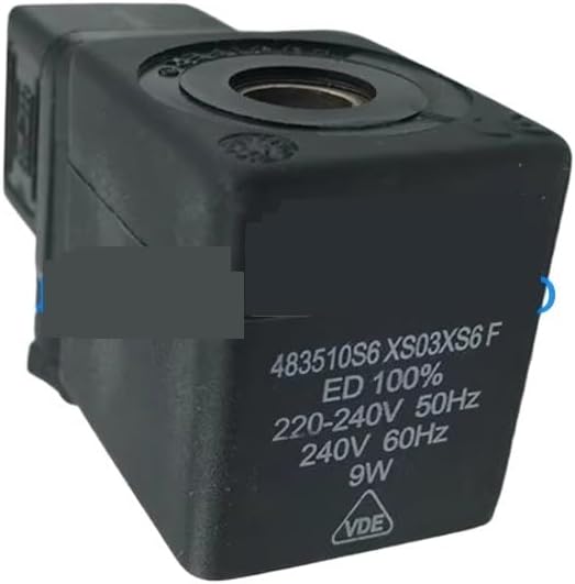 Solenoid Valve Coil 483510S6 XS03X6F 220V 50HZ 240V 60HZ 9W(483510S6 220-240V)