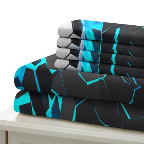 Linge de lit serpent avec housse de couette microfibre résistante 200x200 - 7