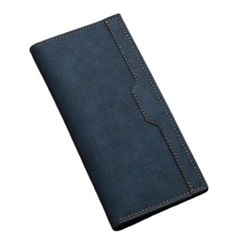 Portefeuille pour homme en cuir souple véritable et finitions haut de gamme