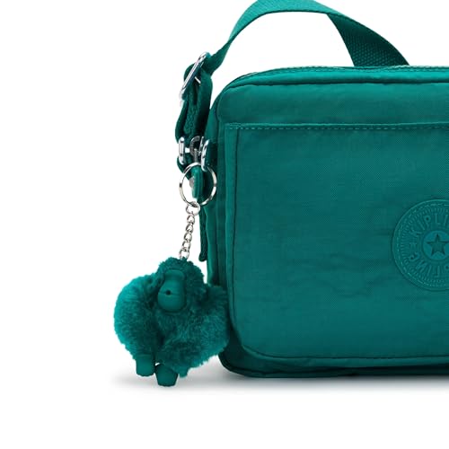 Image of Kipling Women's Abanu Medium Crossbody Bag, Lightweight, Adjustable Nylon Waist Pack with Multi-Compartment Zip Pockets