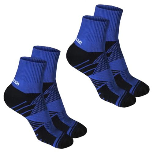 Image of HEELIUM Bamboo Athletic Socks for Men & Women | 3X Tougher & Durable, Ultra Soft & Blister Resistant | Perfect for Gym, Sports & Long Distance Running