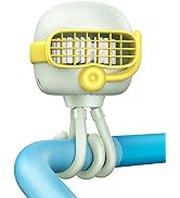 Stroller Fan,Personal Portable Fan Car Seat Baby Fan with Flexible Tripod,Stroller Fan Clip on fo...