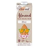 Ingredientes: Agua, azúcar de caña*, almendras* (2%), almidón de tapioca*, espesante: goma de semillas de algarrobo*, aceite de girasol alto oleico*, aroma natural*. *Ingredientes procedentes de la Agricultura Ecológica. Este producto se fabrica en una planta donde se manipulan frutos secos.
