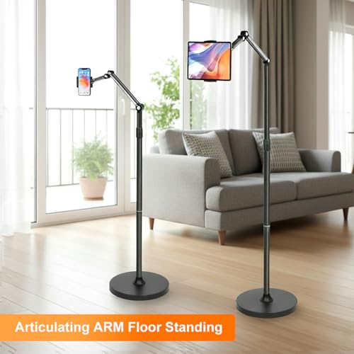 Soporte de pared para móviles y tabletas YOTETION base metálica estable ahorro de espacio 6