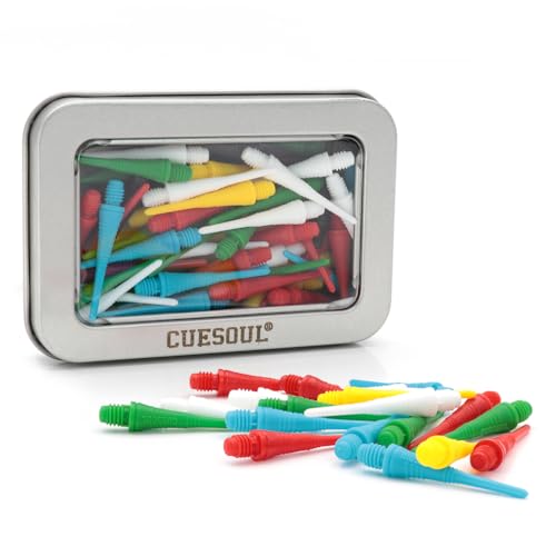 CUESOUL 2BAソフトチップダーツポイント100本入り（CSSTP009H）