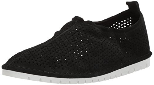 Kelsi Dagger Brooklyn Women's Royce Sneaker, Black Perforated, 8 M US