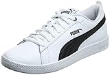 Laufsohle aus Gummi PUMA Damen Smash WNS v2 L Sneaker, White Black, 39 EU