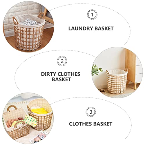 Cabilock Clothing Portable Towels Decorative Shelf Blanket Style Blankets Nursery Round Storage Organization Natural Cloth Kids X Cube Seagrass Sundries Dirty Farmhouse Clothes #TOP7